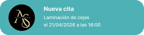 Nueva reserva de tratamiento estético