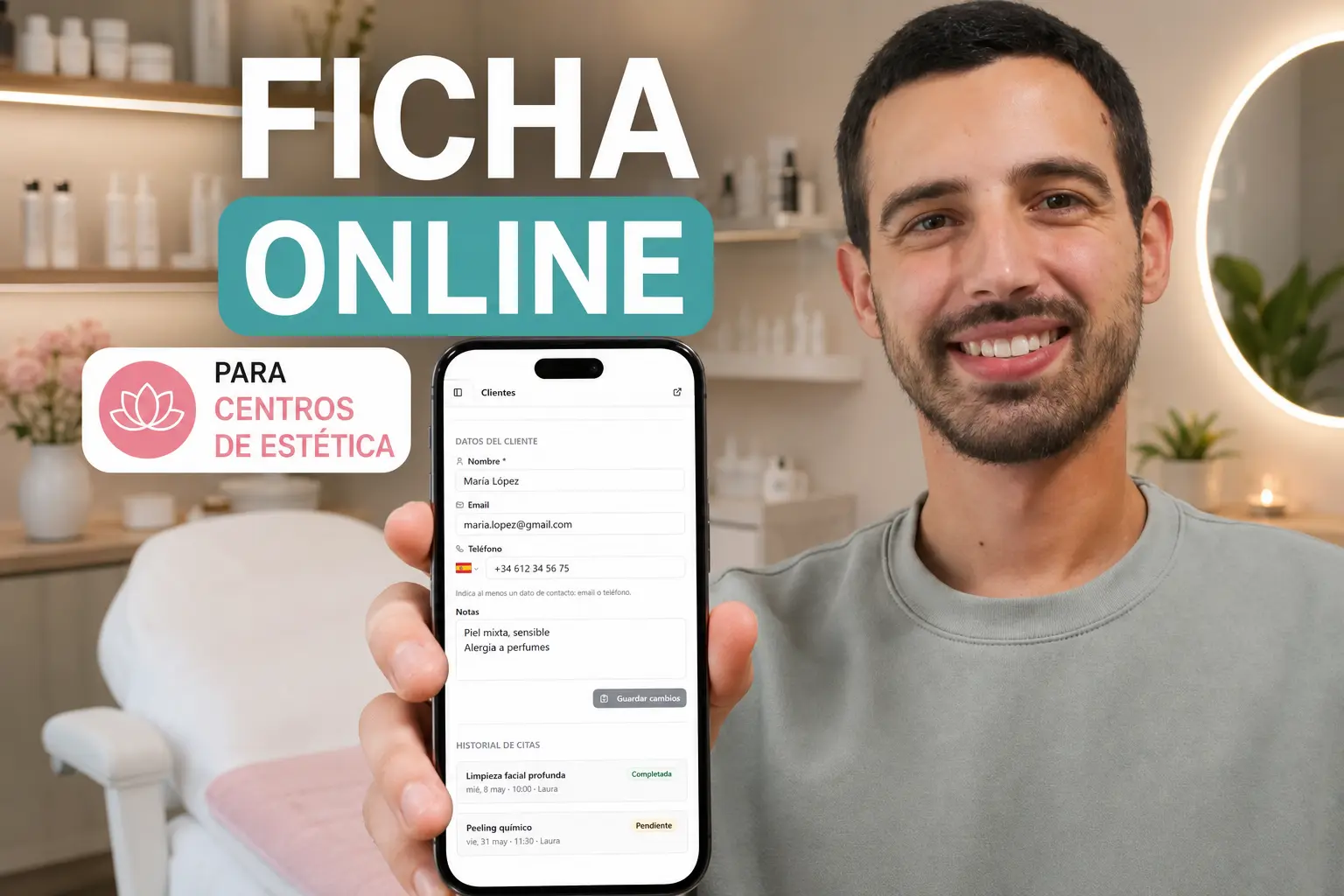 Ficha de cliente para centros de estética: qué incluir, datos obligatorios y como digitalizarla
