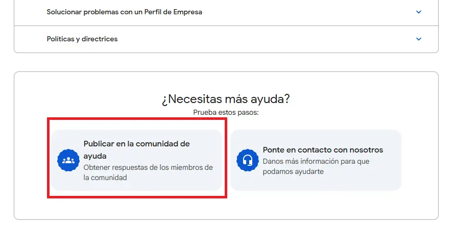 Solicitar ayuda para eliminar una reseña en Google Business