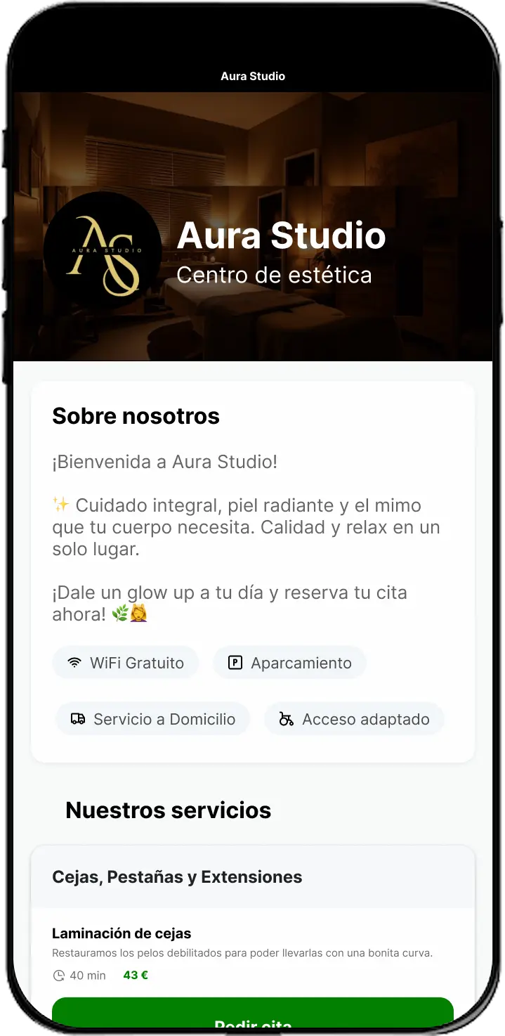 App para agendar citas negocio