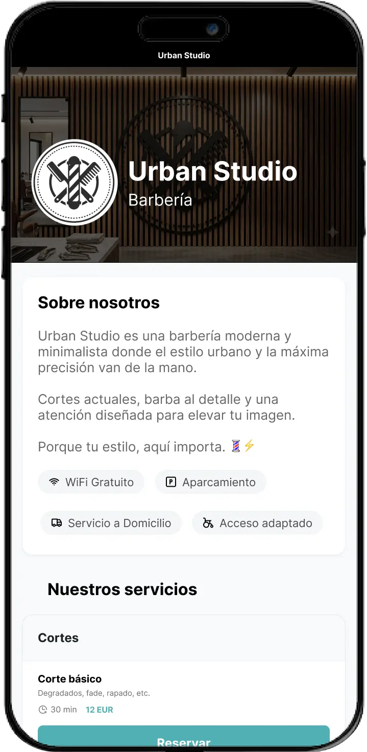 App para agendar citas en barbería